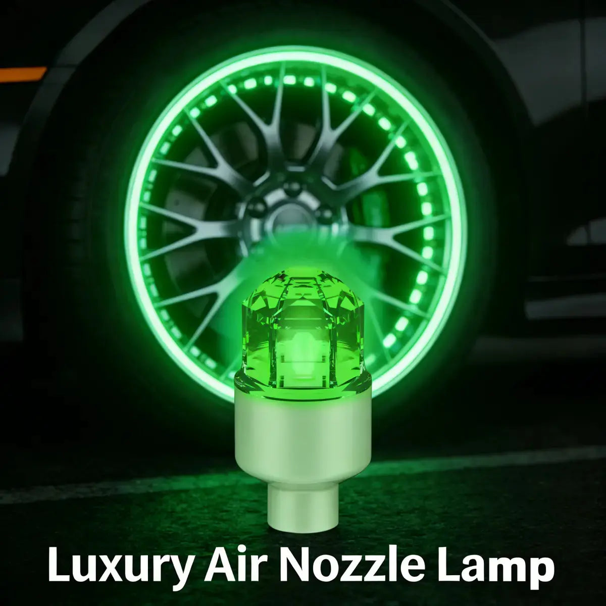 Waterproof LED Tire Valve Caps - Vibration-Sensitive Luminous Light for Cars, Bicycles, and Motorcycles