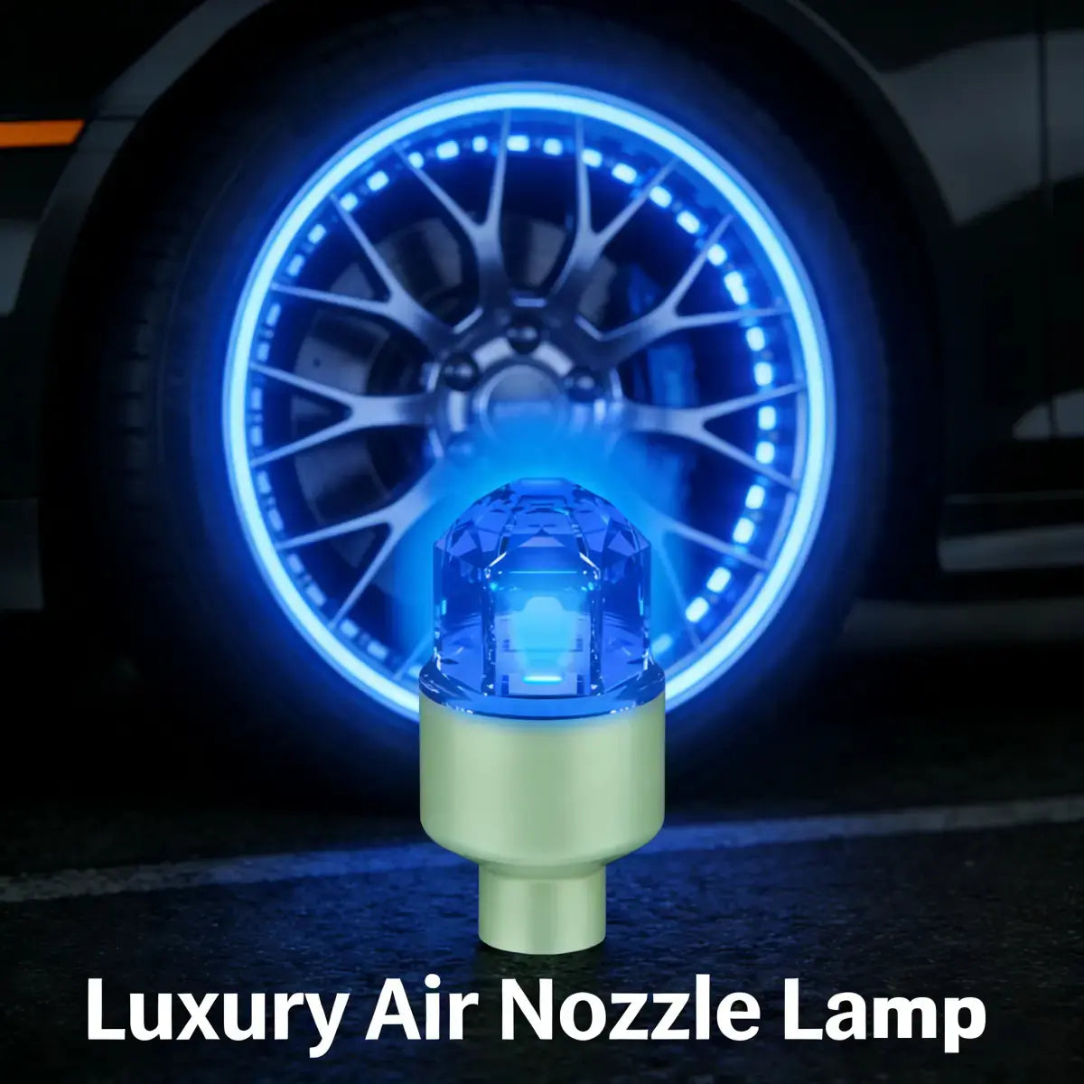 Waterproof LED Tire Valve Caps - Vibration-Sensitive Luminous Light for Cars, Bicycles, and Motorcycles