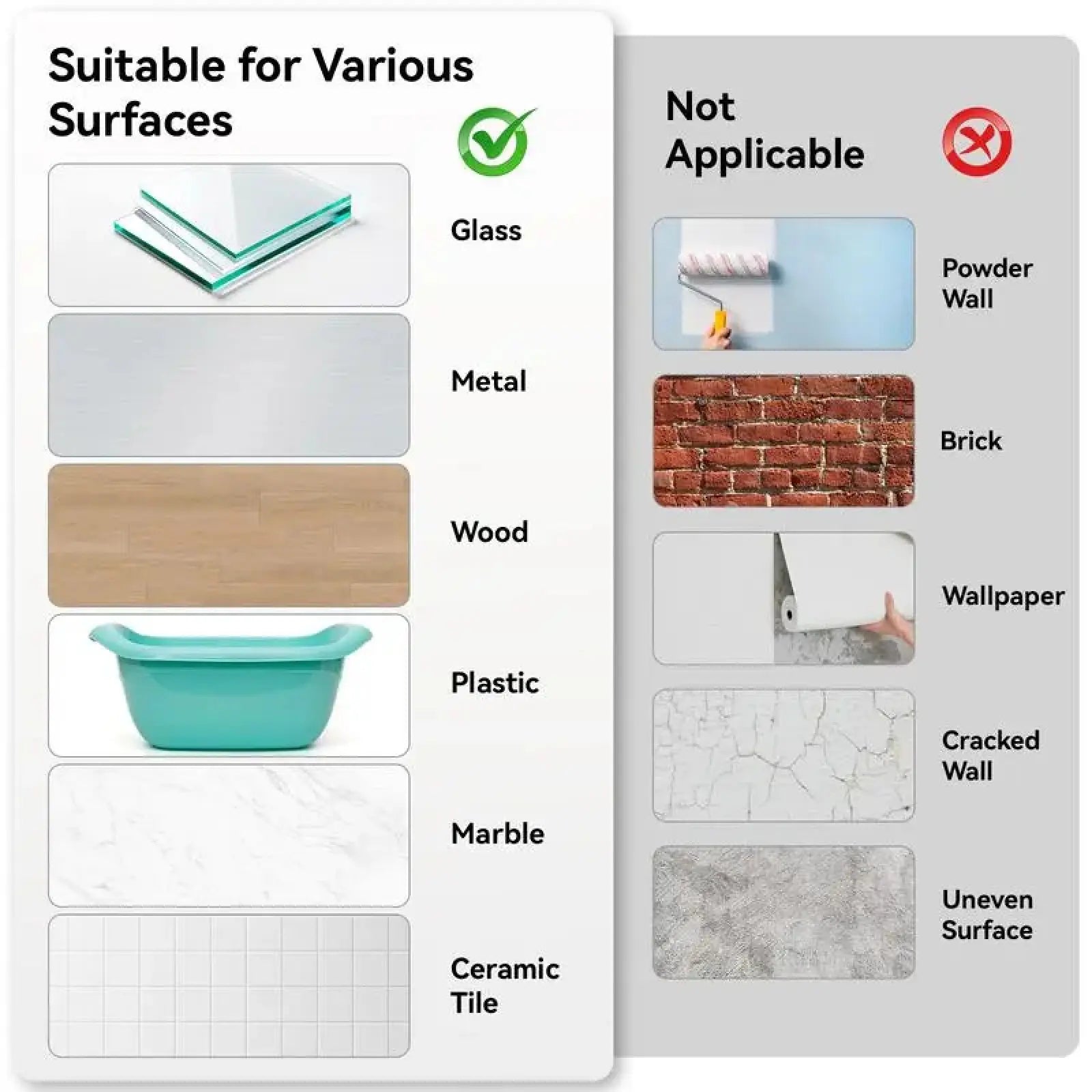 Waterproof Self Adhesive Heavy Duty Double Sided Hook and Loop Strips | Reusable Adhesive Mounting Tape Strong Stick for Wall Hanging Picture Frames Cable Organizer DIY Home Decor Office Organization.