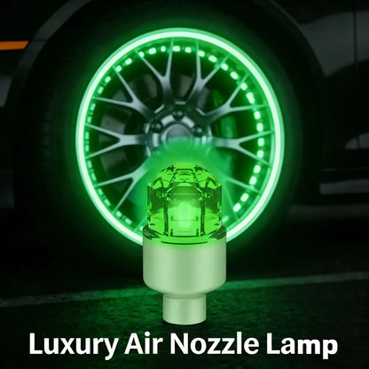 Waterproof LED Tire Valve Caps - Vibration-Sensitive Luminous Light for Cars, Bicycles, and Motorcycles